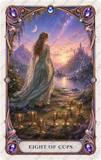 ไพ่ Eight of Cups