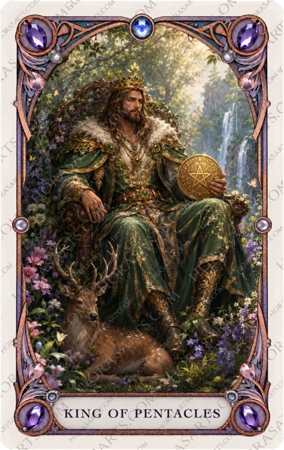 ไพ่ King of Pentacles