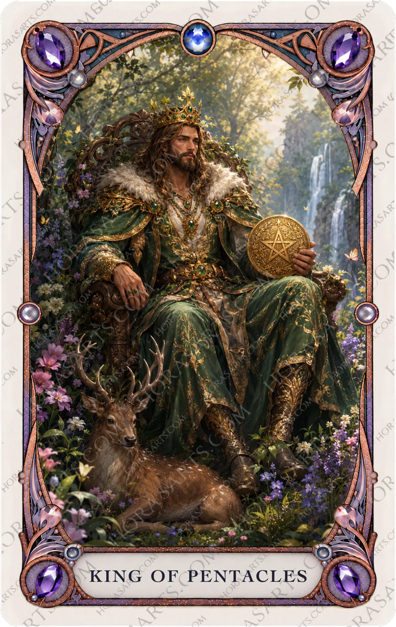 ไพ่ King of Pentacles