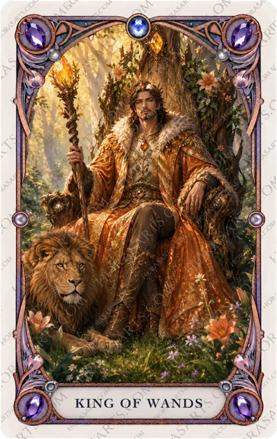 ไพ่ King of Wands