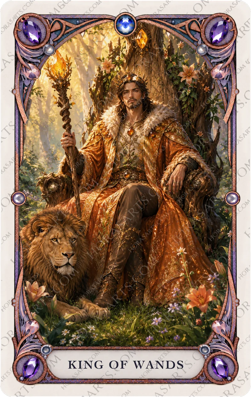 ไพ่ King of Wands