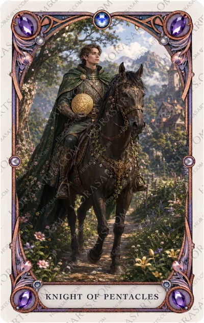 ไพ่ Knight of Pentacles