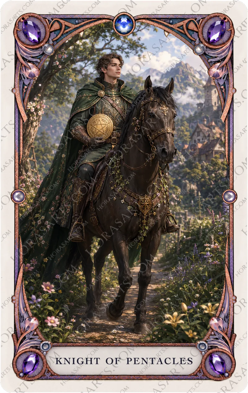 ไพ่ Knight of Pentacles