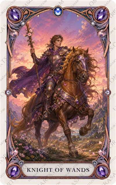 ไพ่ Knight of Wands