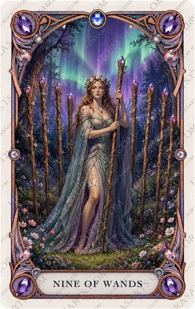 ไพ่ Nine of Wands
