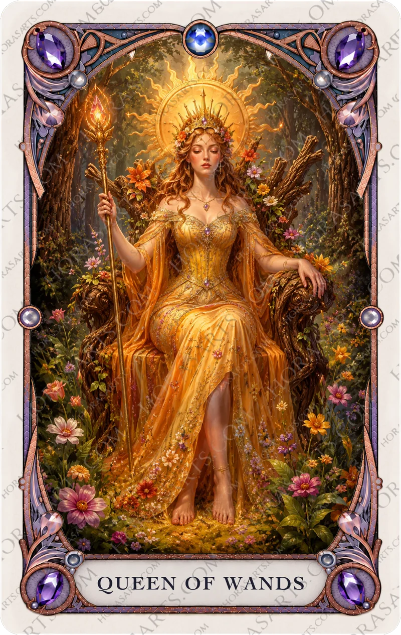 ไพ่ Queen of Wands