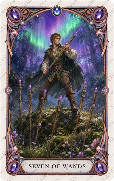 ไพ่ Seven of Wands