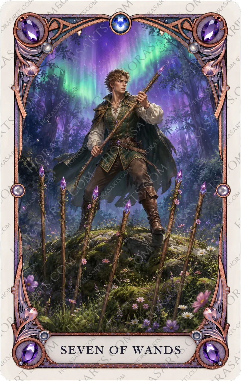 ไพ่ Seven of Wands