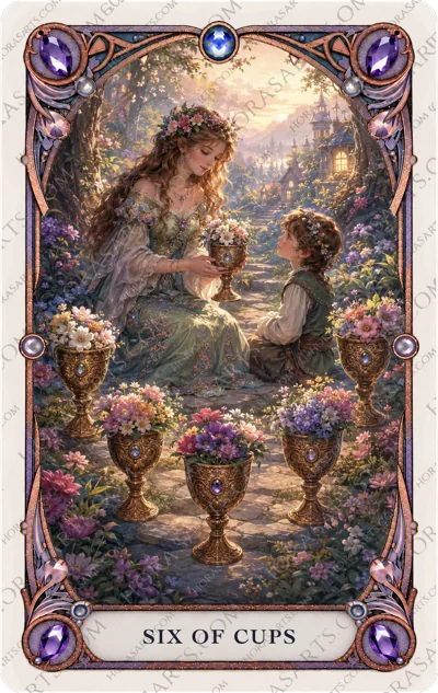 ไพ่ Six of Cups