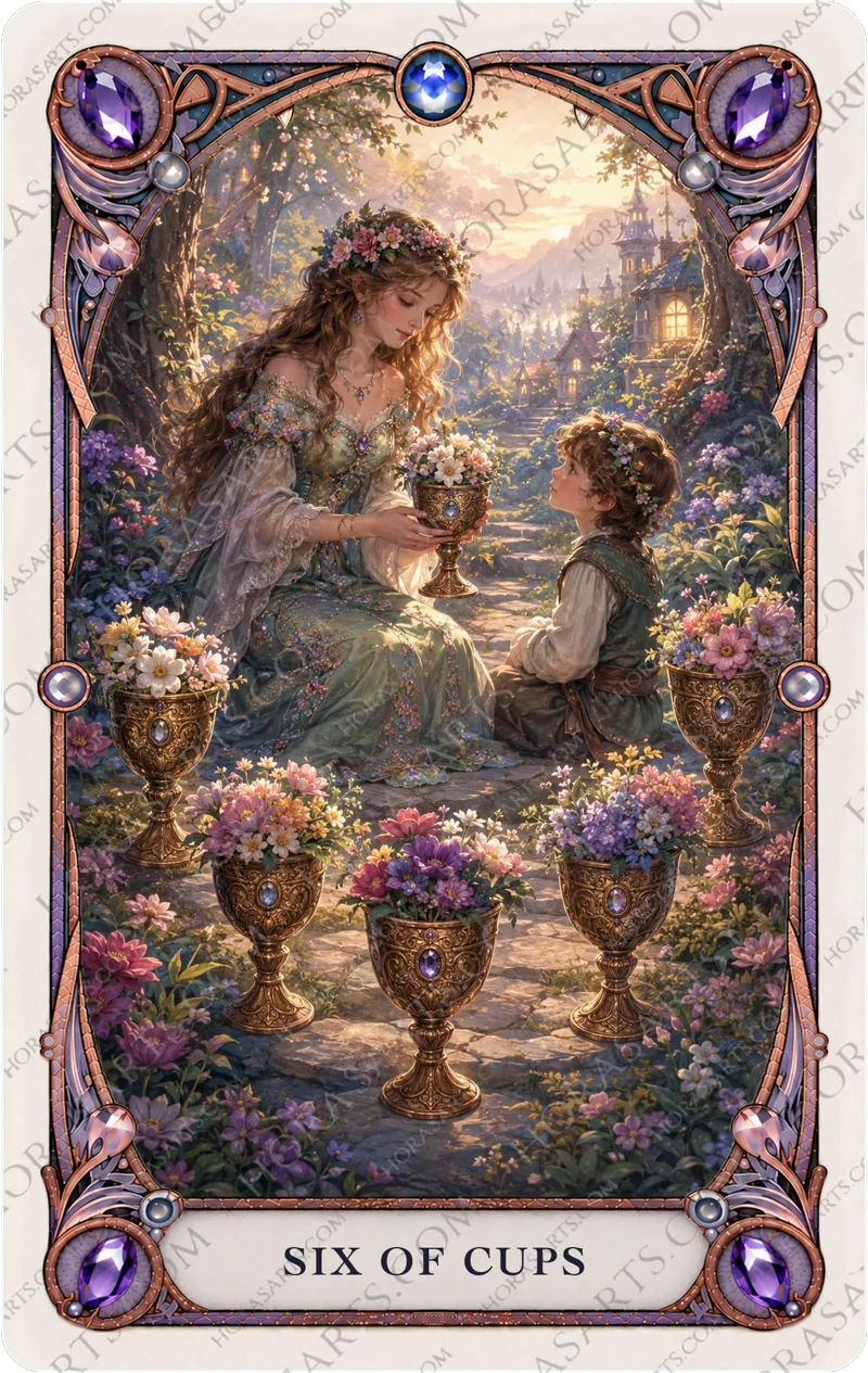 ไพ่ Six of Cups