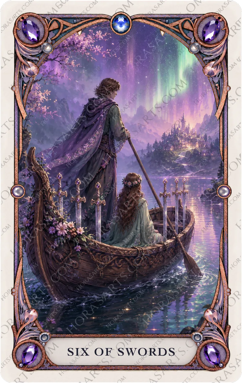 ไพ่ Six of Swords
