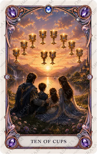 ไพ่ Ten of Cups