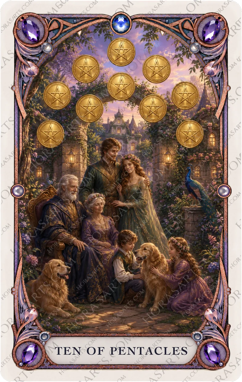 ไพ่ Ten of Pentacles