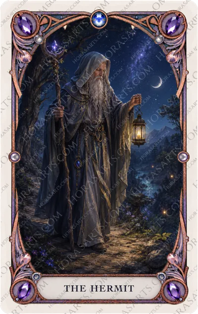 ไพ่ The Hermit