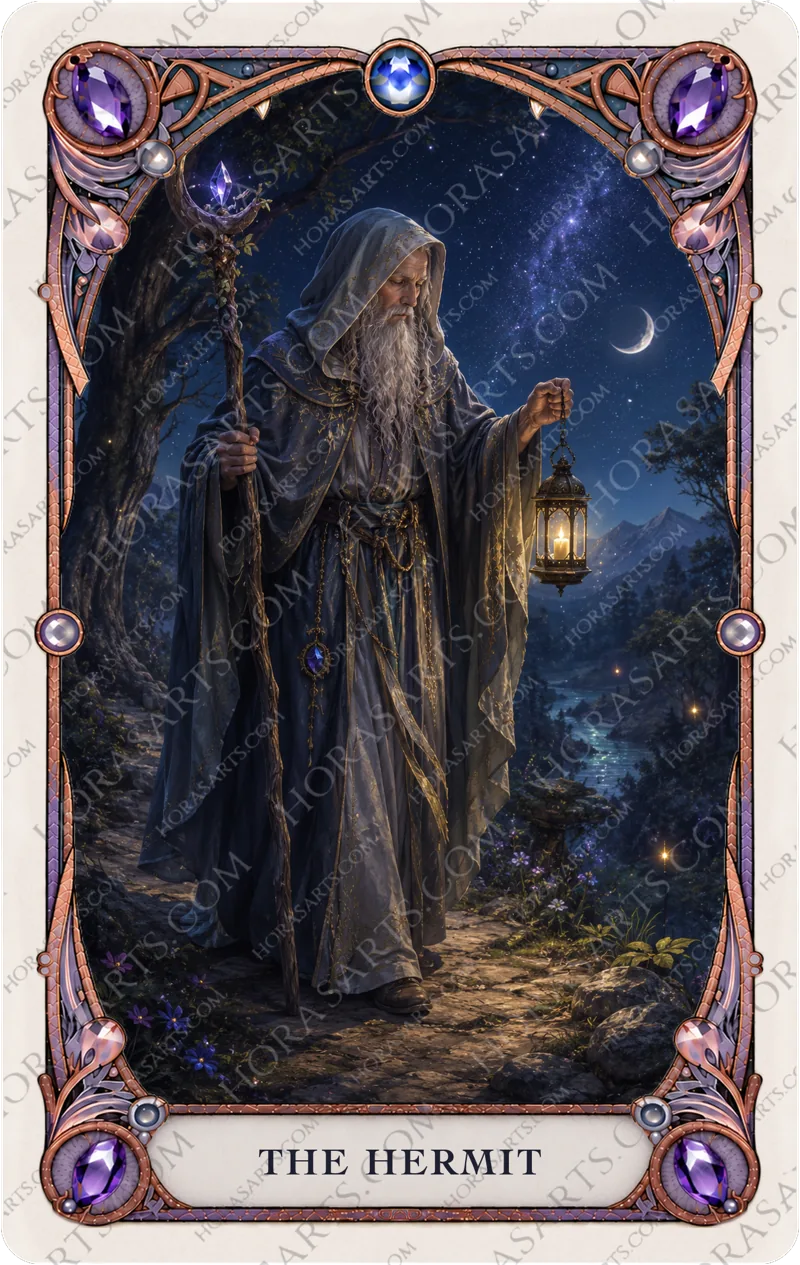 ไพ่ The Hermit