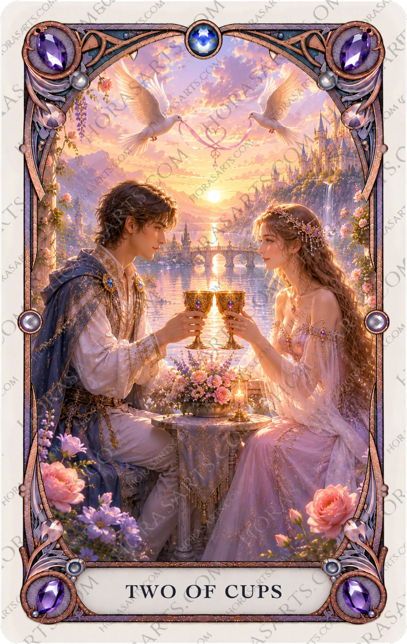 ไพ่ Two of Cups