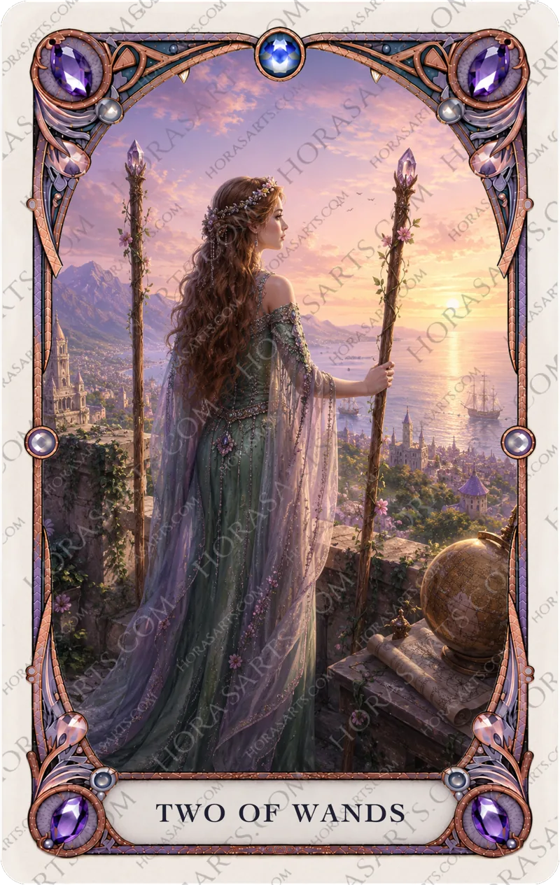 ไพ่ Two of Wands